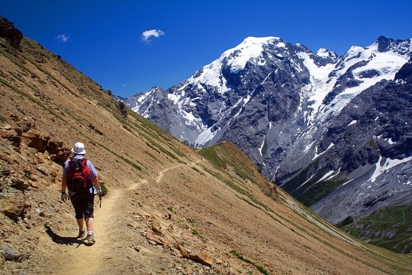 Senderismo en alta montaña